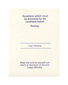 Craft Logic Working Raising Card