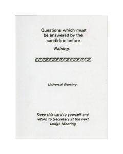 Craft Universal Working Raising Card