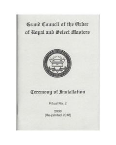 Royal & Select Masters Royal and Select Masters Ritual No. 2